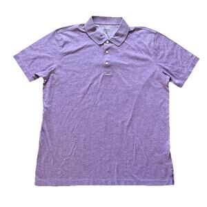 Brooks Brothers Polo Shirt Mens Light Lavender Supima Cotton Golf Performance XL